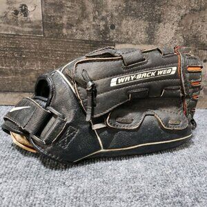 Nike Tgniton Youth Baseball Glove 10 inches Diamond Ready Black/Gray Way-Back
